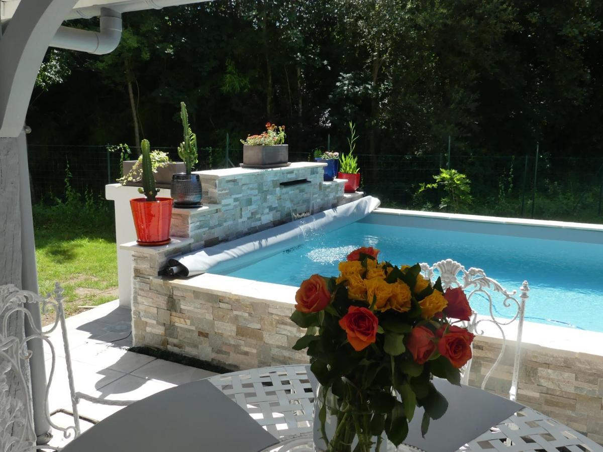 Villa Toki Eder chez Marisol, piscine chauffée, décoration soignée et océan à 15 minutes entre Bayonne et Hossegor Saint-Martin-de-Seignanx Exterior foto